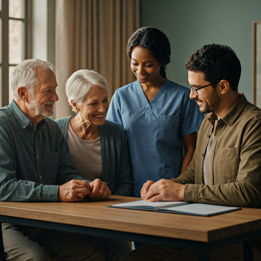 Healthcare professionals discussing kidney care